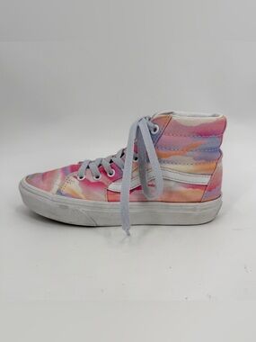 Vans Kids Size 2.5 Sk8-Hi Top Tie-Dye Sneakers Lace Up 751505 READ